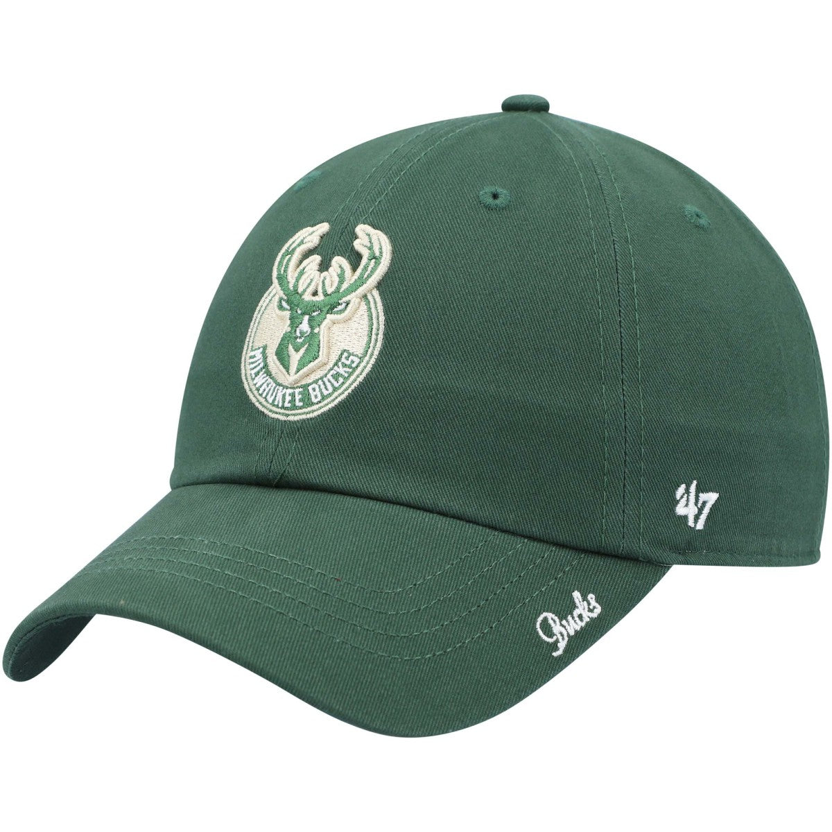 Milwaukee Bucks '47 Women's Miata Clean Up Logo Adjustable Hat Discount