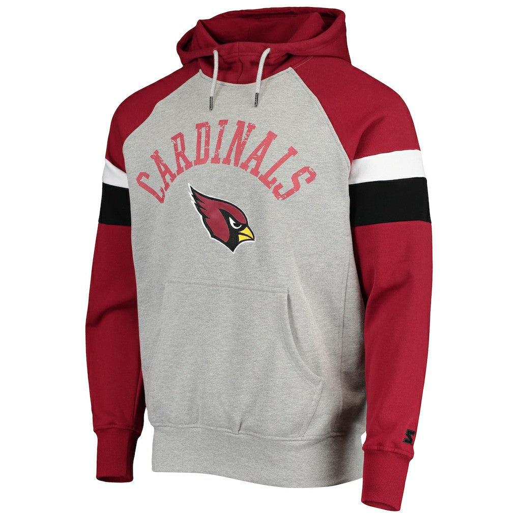 Arizona Cardinals  Starter Home Run Raglan Pullover Hoodie