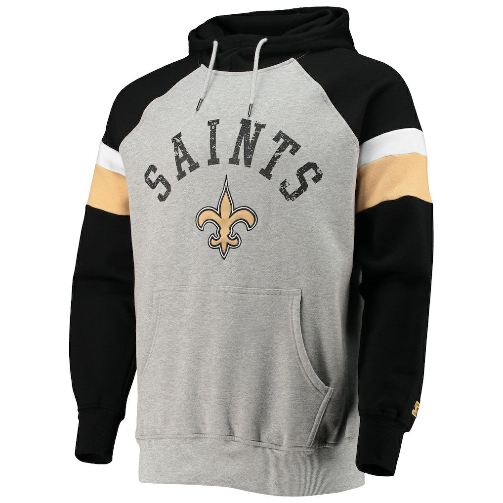 New Orleans Saints  Starter Home Run Raglan Pullover Hoodie