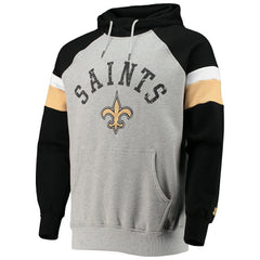 New Orleans Saints  Starter Home Run Raglan Pullover Hoodie