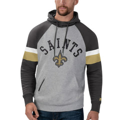 New Orleans Saints  Starter Home Run Raglan Pullover Hoodie