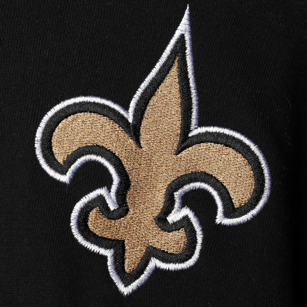 New Orleans Saints  Starter Playoffs Color Block Full-Zip Hoodie