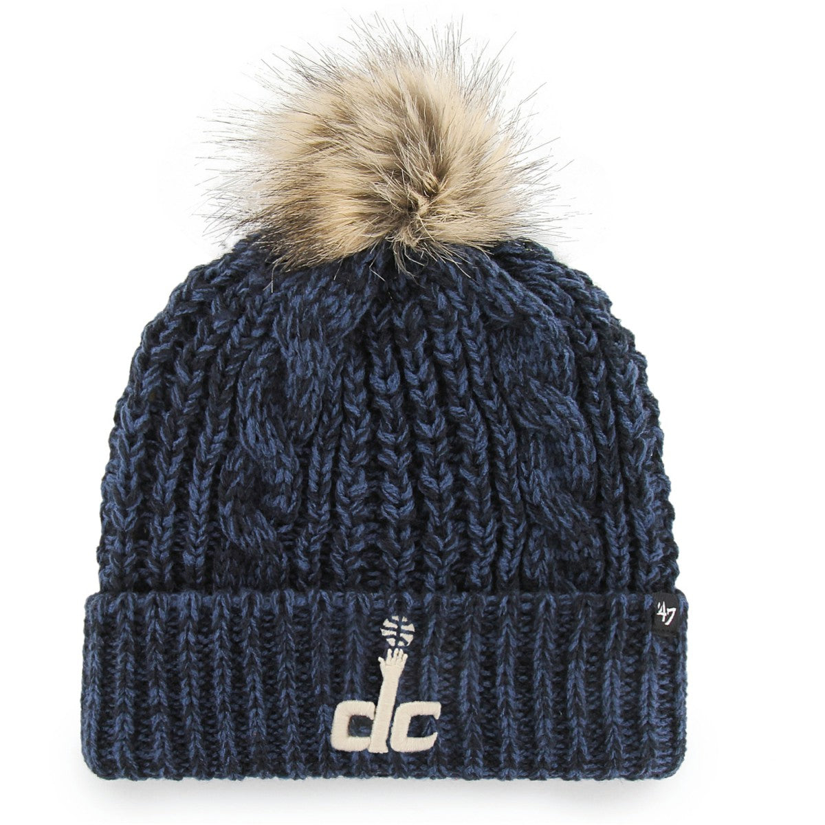 Washington Wizards '47 Women's Meeko Cuffed Knit Hat with Pom Discount