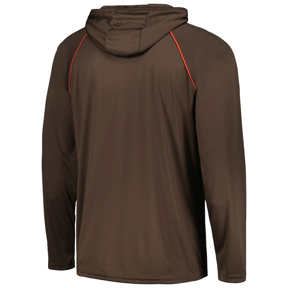 Cleveland Browns  Starter Raglan Long Sleeve Hoodie T-Shirt