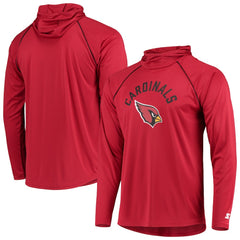 Arizona Cardinals  Starter Raglan Long Sleeve Hoodie T-Shirt
