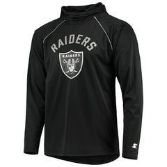 Las Vegas Raiders  Starter Raglan Long Sleeve Hoodie T-Shirt