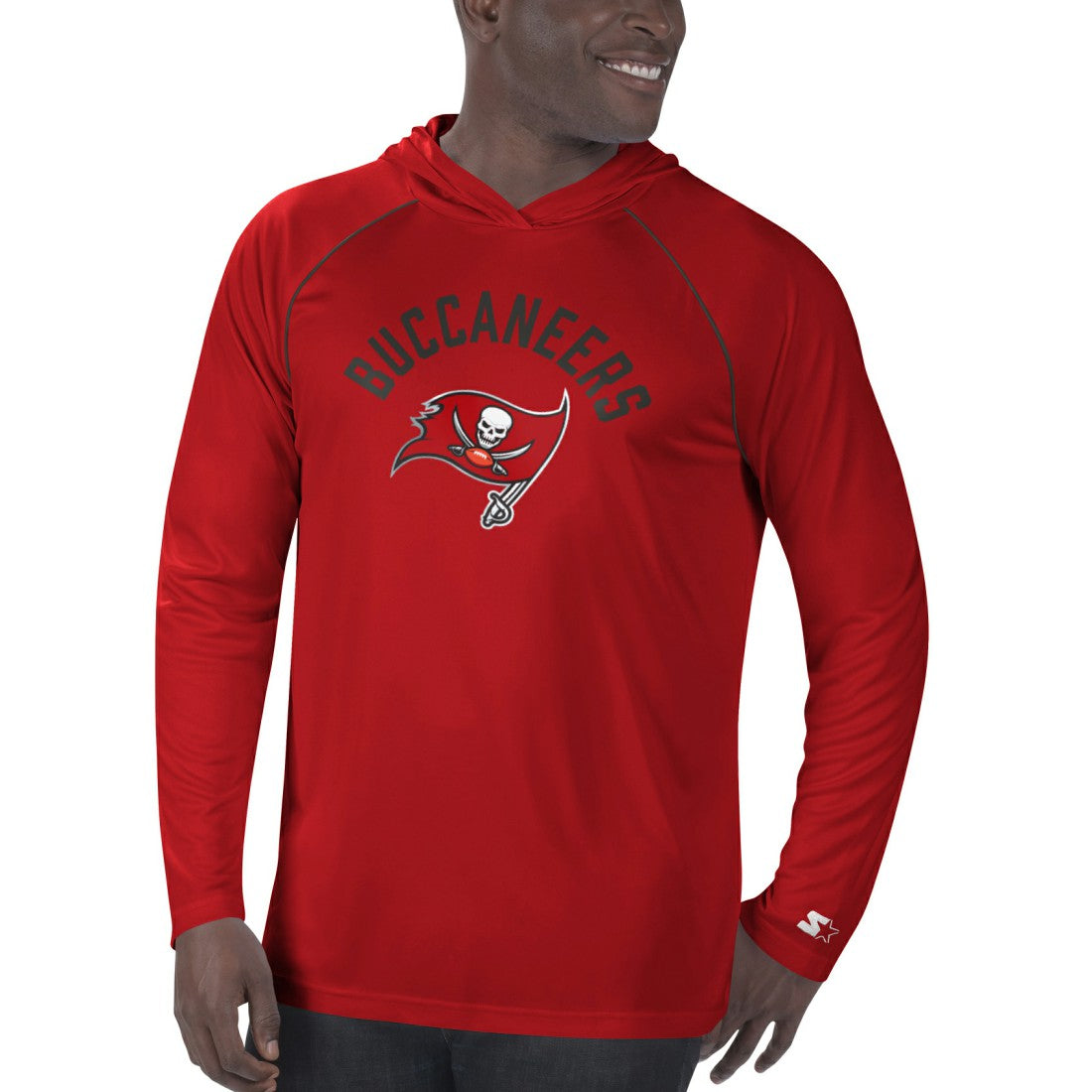 Tampa Bay Buccaneers  Starter Raglan Long Sleeve Hoodie T-Shirt