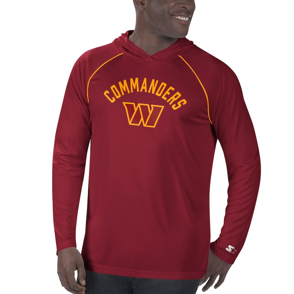 Washington Commanders  Washington Football Team Starter Raglan Long Sleeve Hoodie T-Shirt