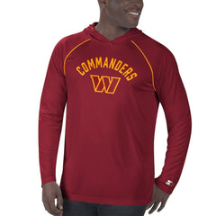 Washington Commanders  Washington Football Team Starter Raglan Long Sleeve Hoodie T-Shirt