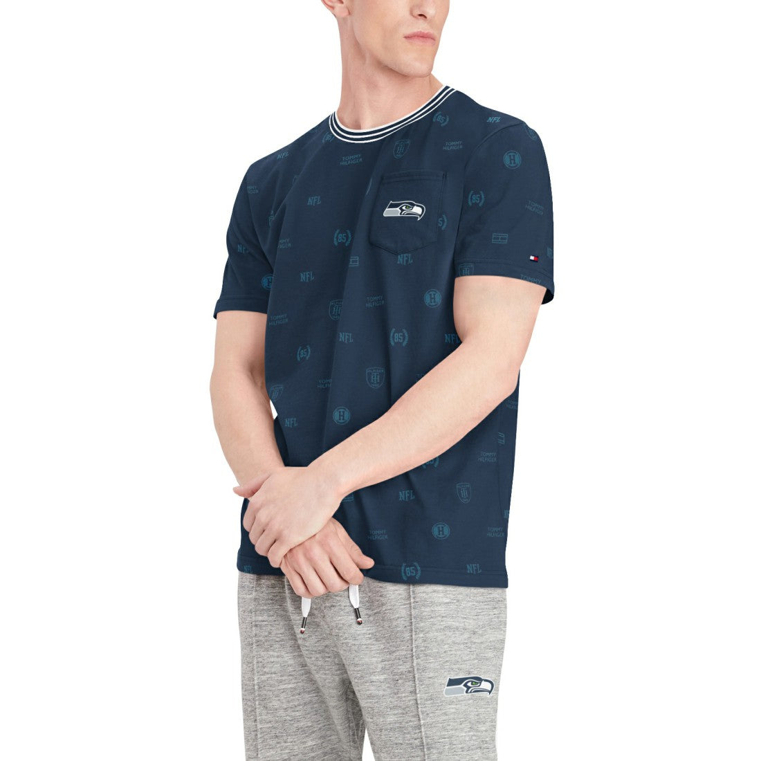 Seattle Seahawks  Tommy Hilfiger Essential Pocket T-Shirt