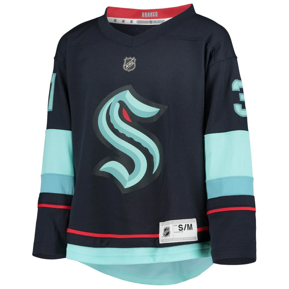 Philipp Grubauer Seattle Kraken Youth Home Replica Player Jersey On Sale