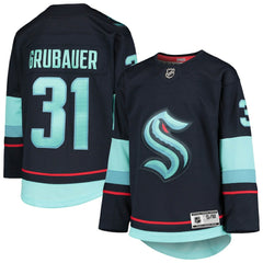 Philipp Grubauer Seattle Kraken Youth Home Premier Player Jersey Discount