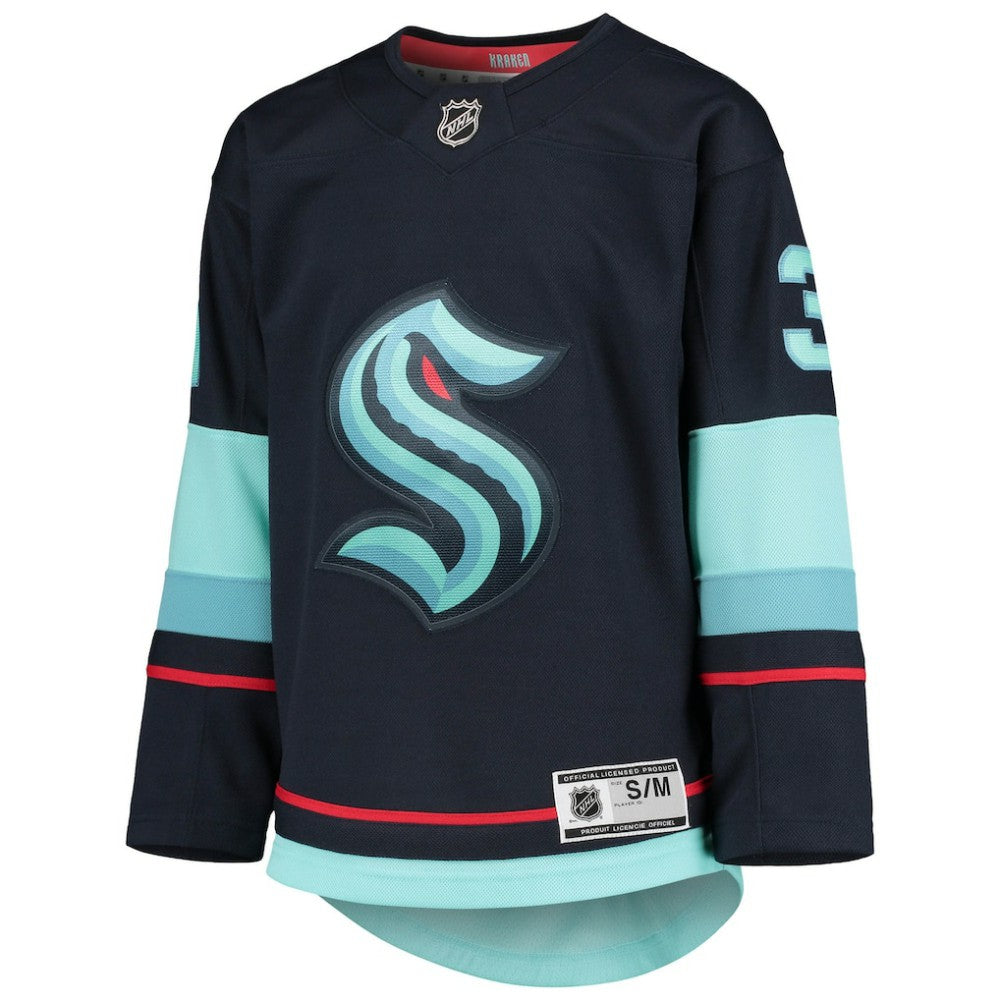 Philipp Grubauer Seattle Kraken Youth Home Premier Player Jersey Discount
