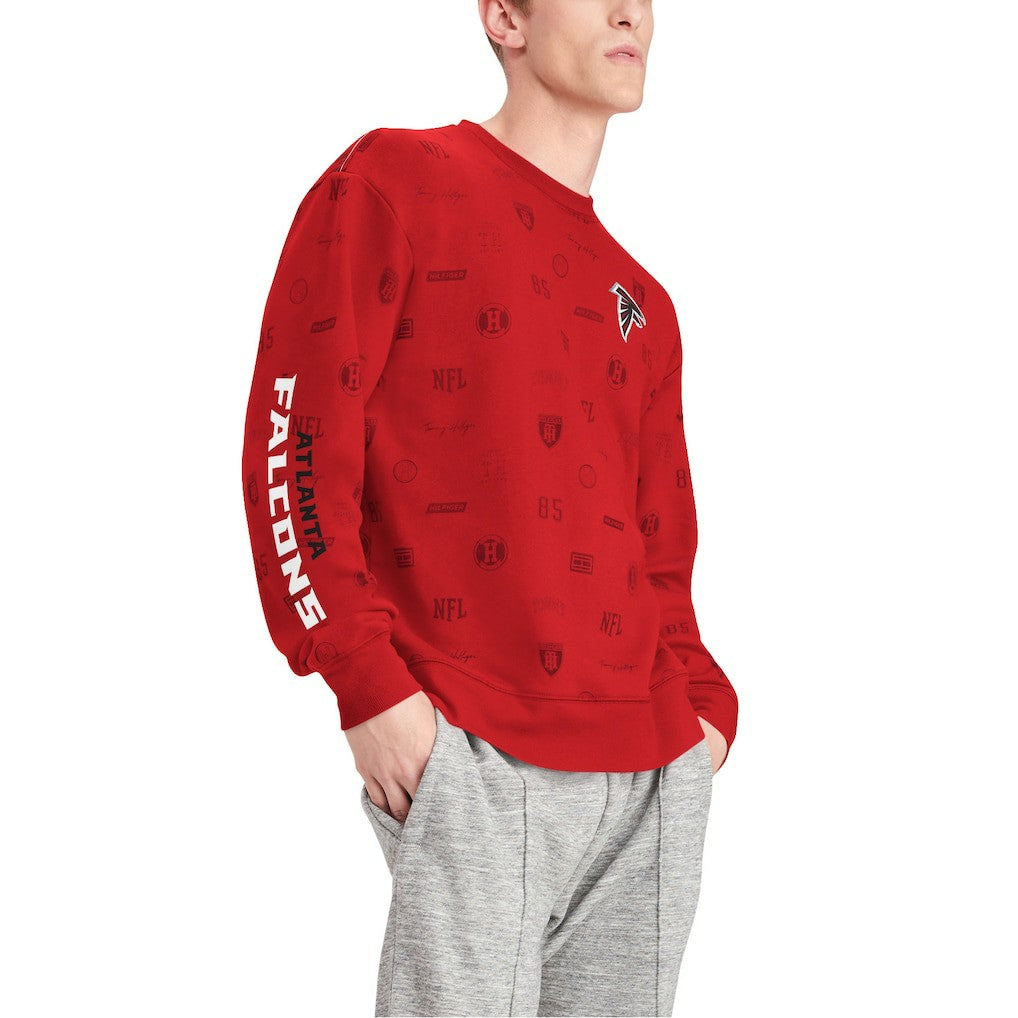 Atlanta Falcons  Tommy Hilfiger Reid Graphic Pullover Sweatshirt
