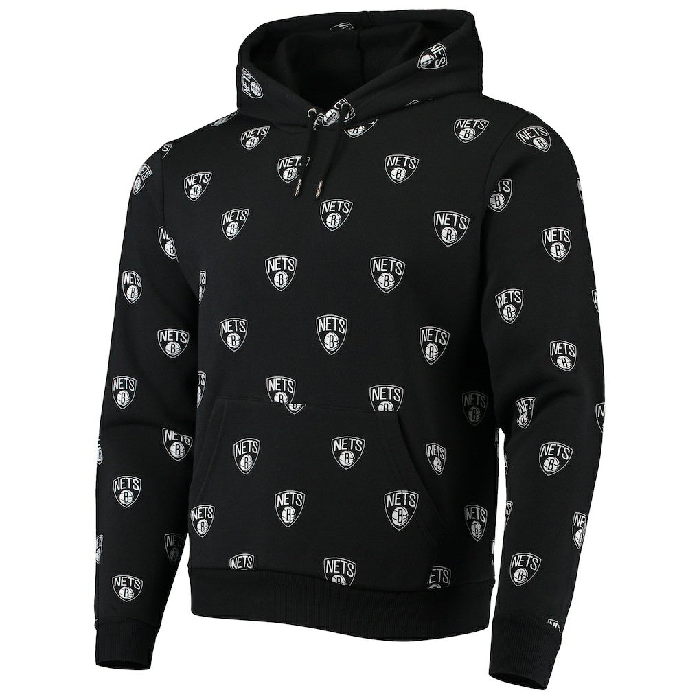 Brooklyn Nets The Wild Collective Unisex Allover Logo Pullover Hoodie On Sale