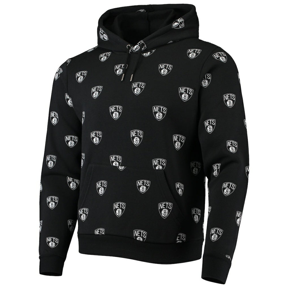 Brooklyn Nets The Wild Collective Unisex Allover Logo Pullover Hoodie On Sale