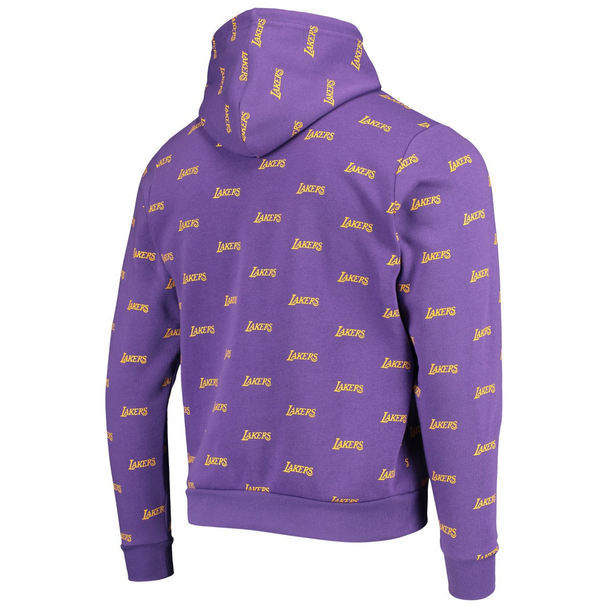 Los Angeles Lakers The Wild Collective Unisex Allover Logo Pullover Hoodie Discount