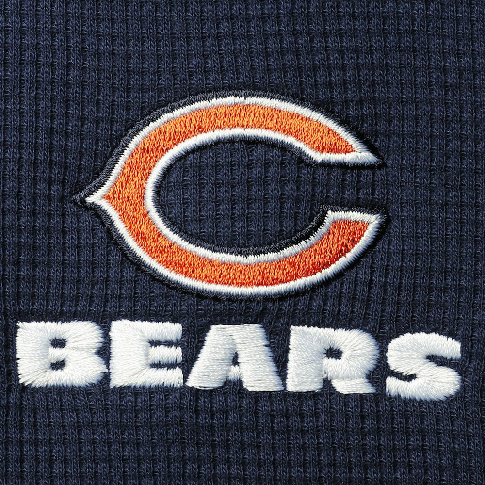 Chicago Bears  Dunbrooke Logo Maverick Thermal Henley Long Sleeve T-Shirt