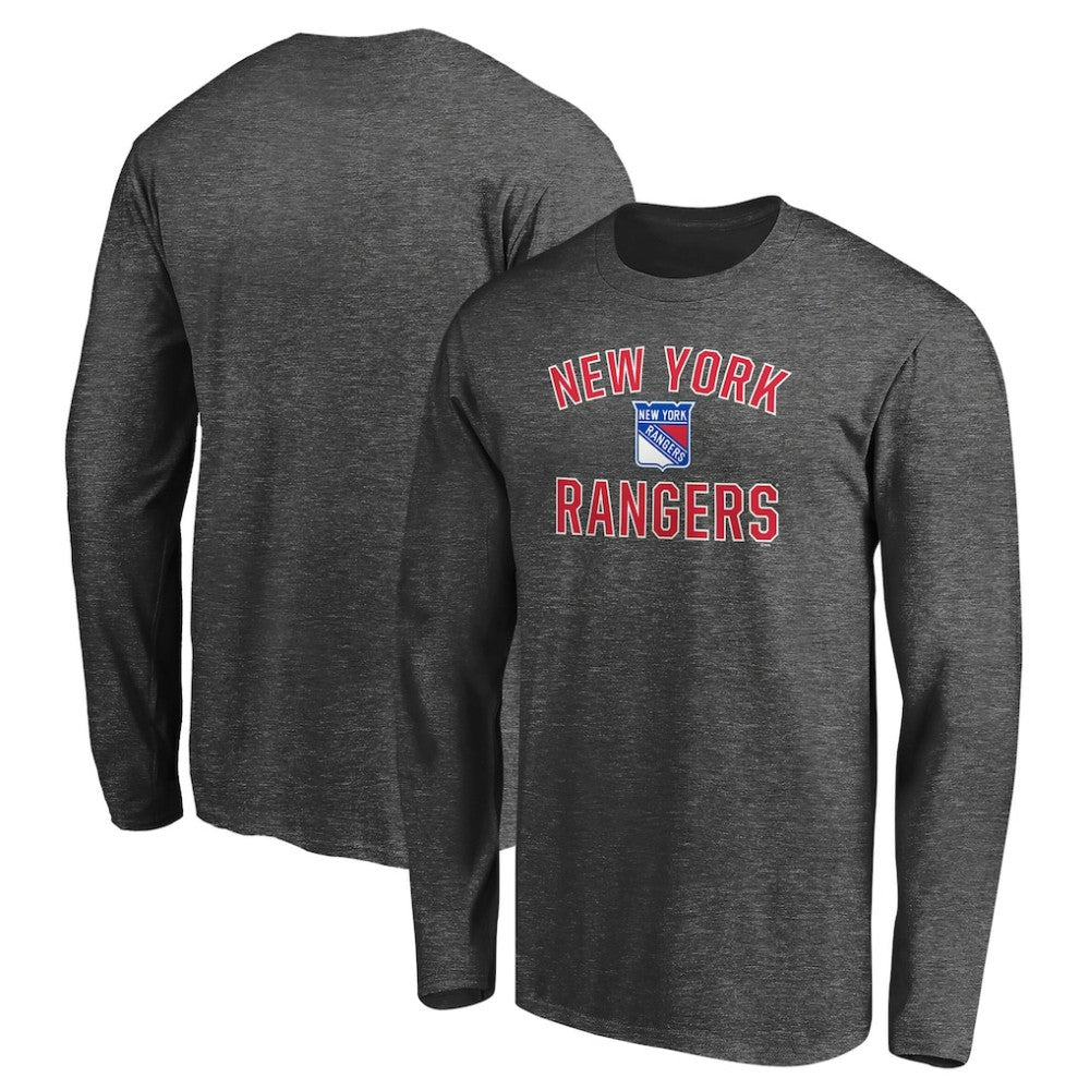 New York Rangers Victory Arch Long Sleeve T-Shirt On Sale