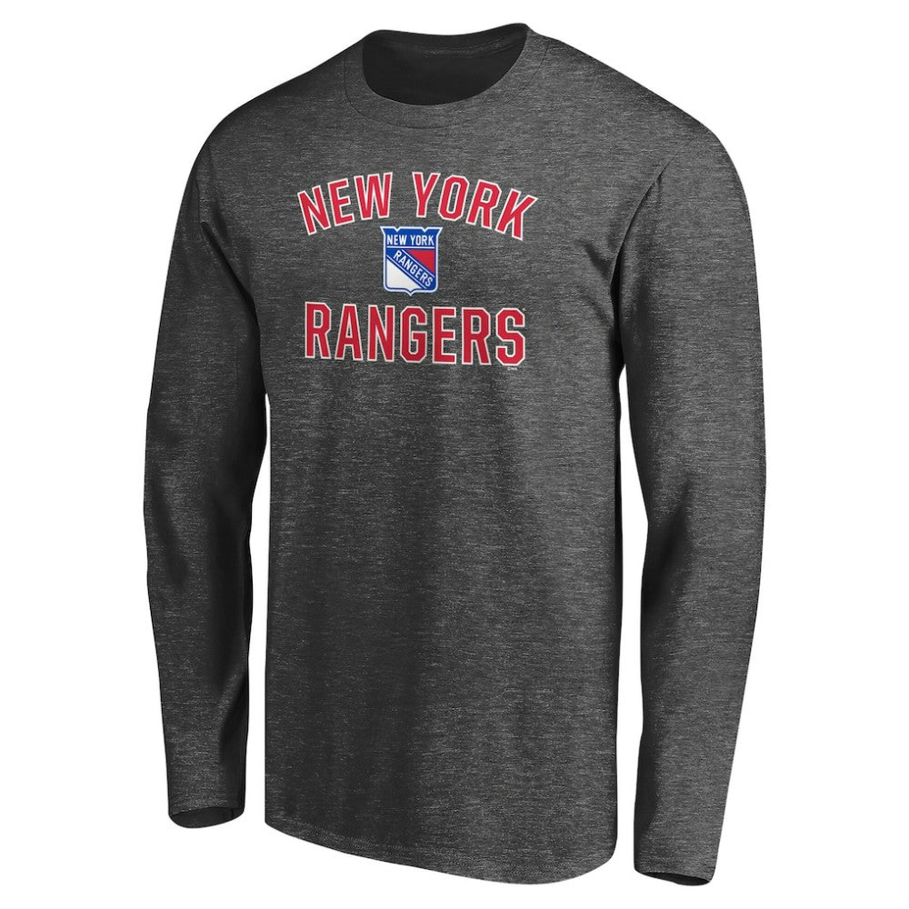 New York Rangers Victory Arch Long Sleeve T-Shirt On Sale