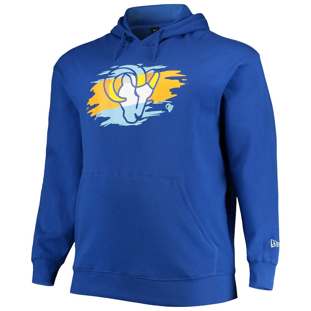 Los Angeles Rams New Era Big & Tall Primary Logo Pullover Hoodie