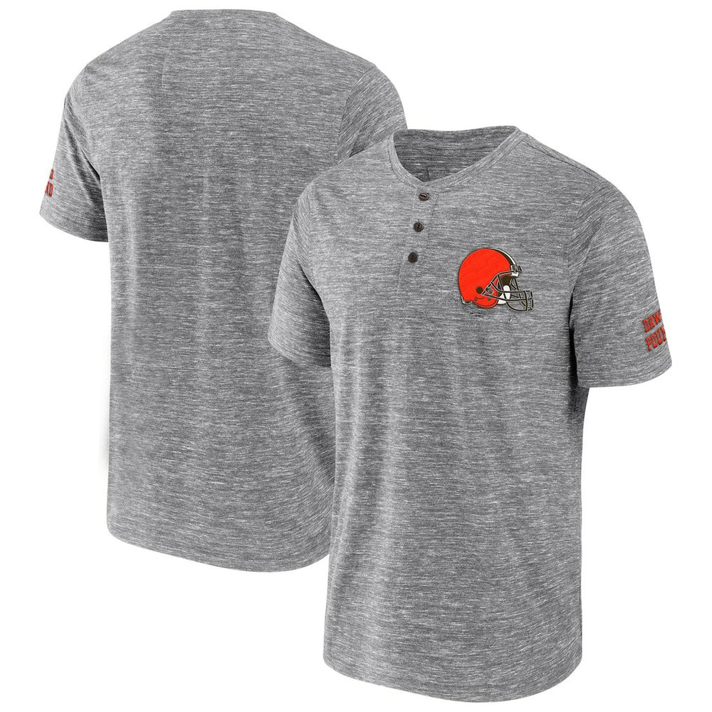 Cleveland Browns Fanatics NFL x Darius Rucker Collection Slub Henley T-Shirt