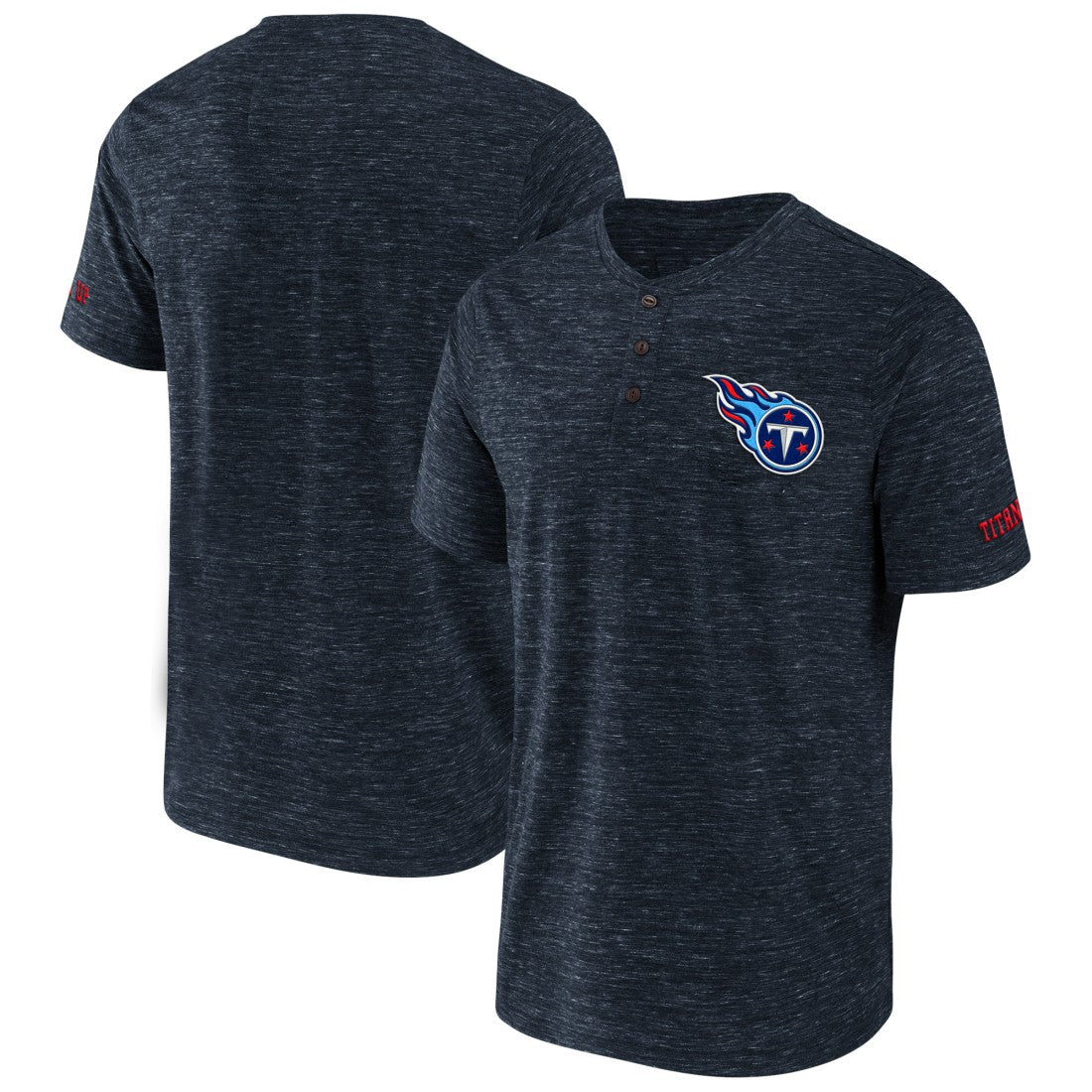 Tennessee Titans Fanatics NFL x Darius Rucker Collection Slub Henley T-Shirt