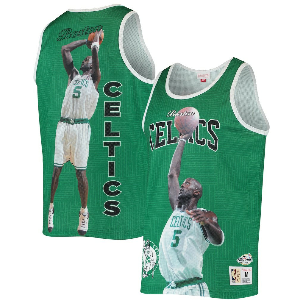 Kevin Garnett Boston Celtics Hardwood Classics Player Tank Top On Sale