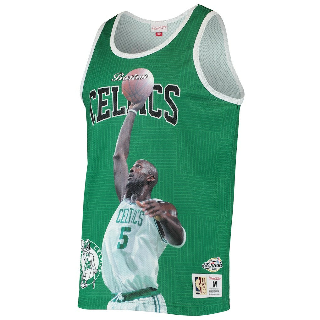 Kevin Garnett Boston Celtics Hardwood Classics Player Tank Top On Sale