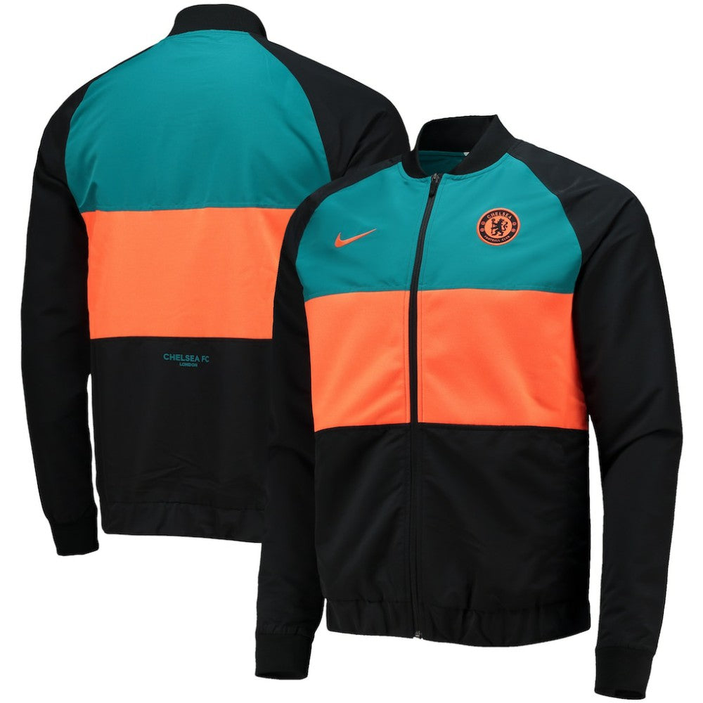 Chelsea I96 Woven Anthem Raglan Full-Zip Jacket Blue - Nike