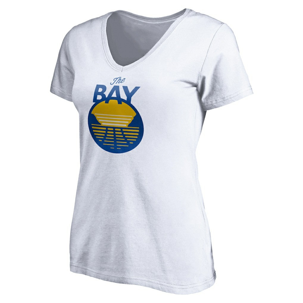 Golden State Warriors Women's The Bay Logo V-Neck T-Shirt sale Online