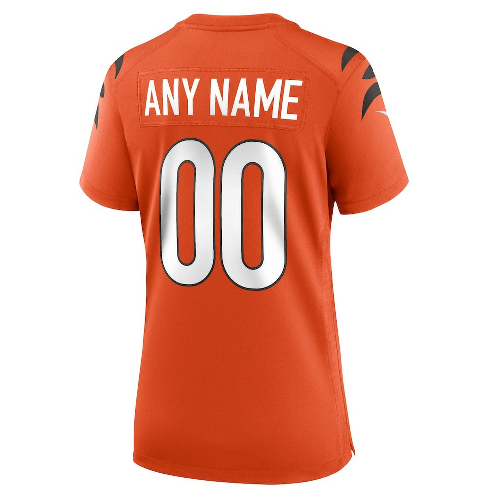 Cincinnati Bengals Nike Women's Alternate Game Custom Jersey