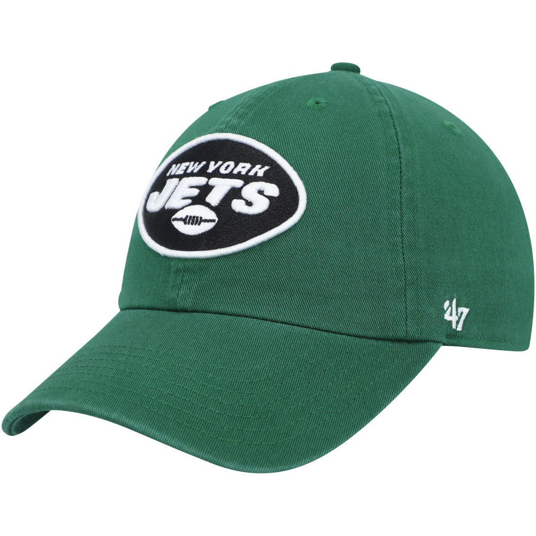 New York Jets 47 brand '47 Youth Logo Clean Up Adjustable Hat