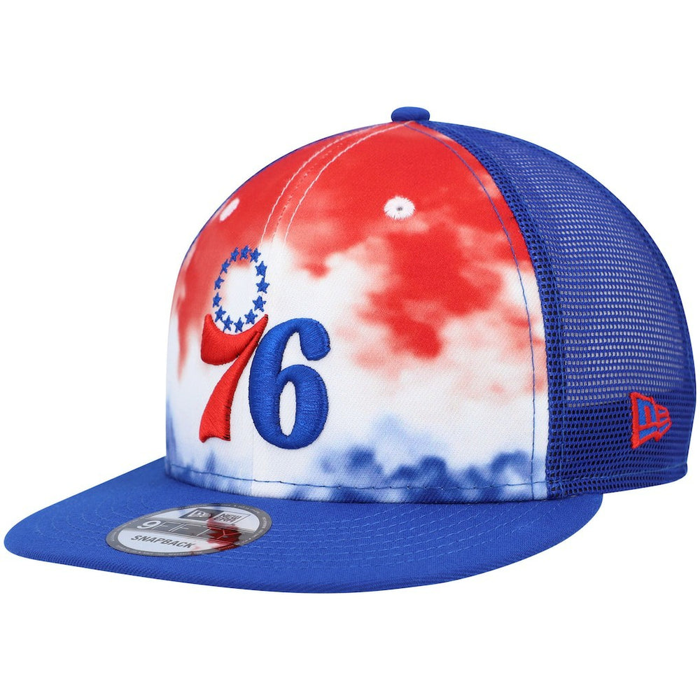 Philadelphia 76ers Hazy Trucker 9FIFTY Snapback Hat Discount