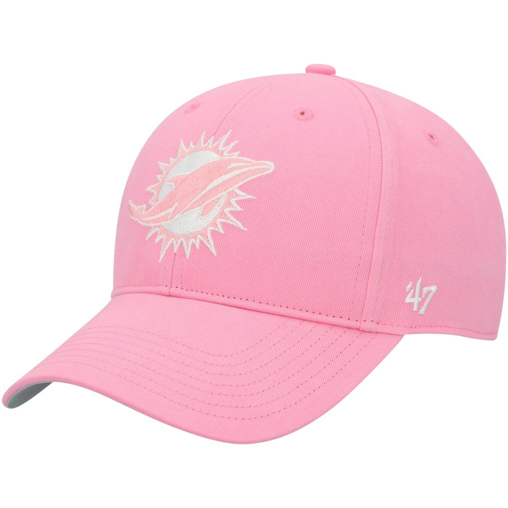Miami Dolphins 47 brand '47 Girls Youth Rose MVP Adjustable Hat