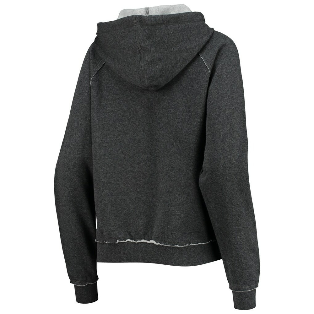 New Orleans Saints New Era Women's Script Fleece Raglan Pullover Hoodie