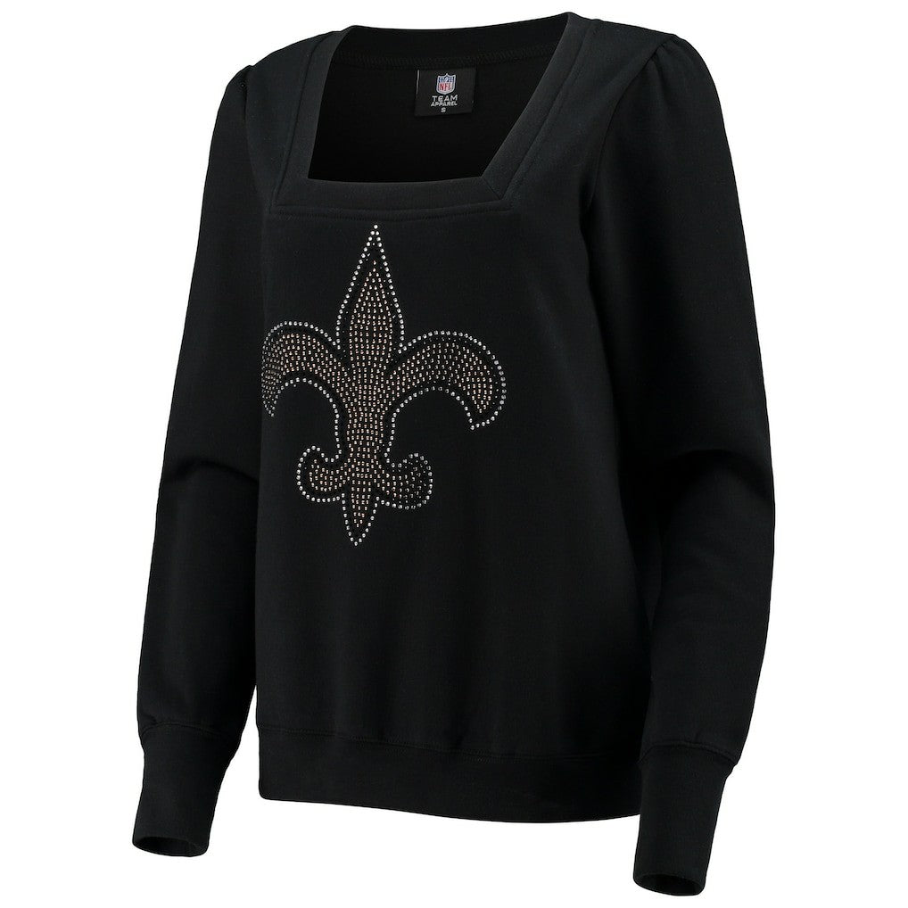 New Orleans Saints  Cuce Women's Winners Square Neck Pullover Sweatshirt