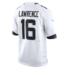 Jacksonville Jaguars Nike Trevor Lawrence  White Game Jersey