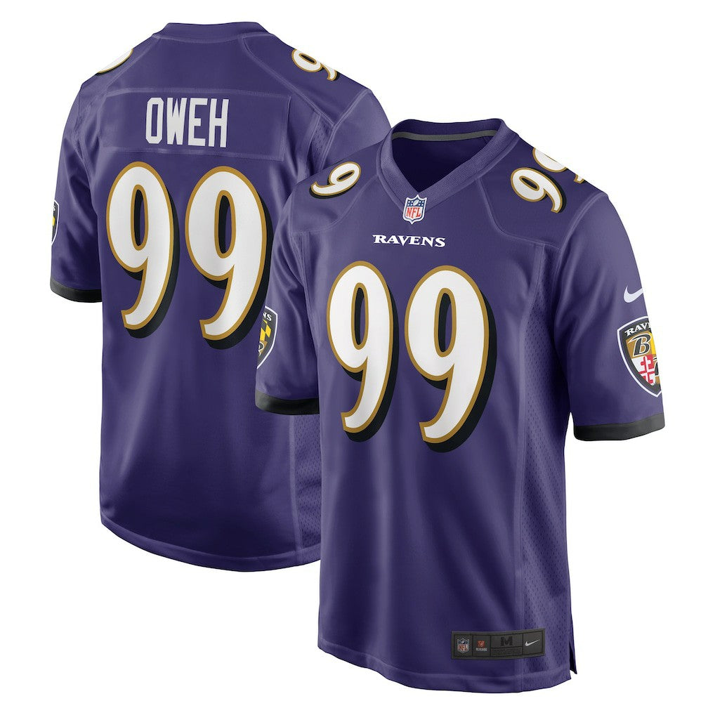 Baltimore Ravens Nike Odafe Oweh  Game Jersey