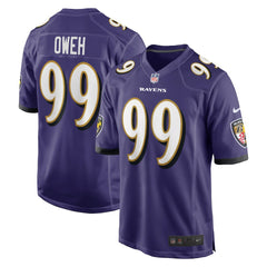 Baltimore Ravens Nike Odafe Oweh  Game Jersey