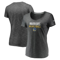 Golden State Warriors Women's Double-Fade Space-Dye V-Neck T-Shirt sale For Sale