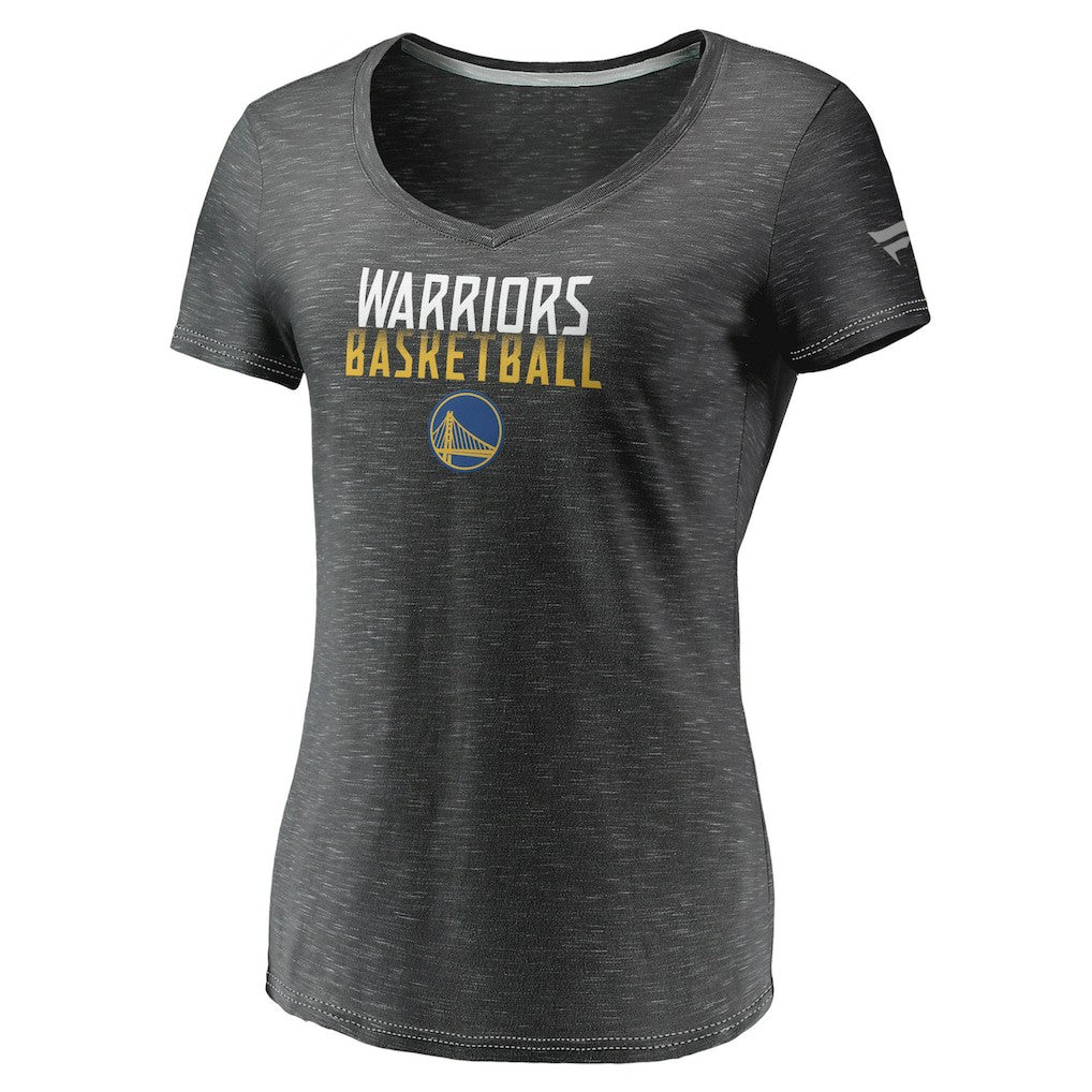 Golden State Warriors Women's Double-Fade Space-Dye V-Neck T-Shirt sale For Sale