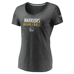 Golden State Warriors Women's Double-Fade Space-Dye V-Neck T-Shirt sale For Sale