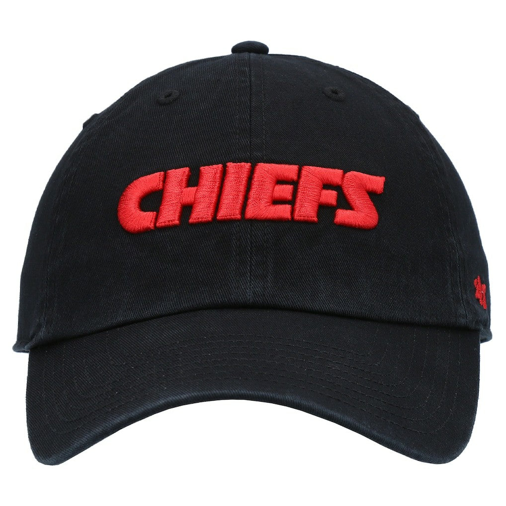 Kansas City Chiefs 47 brand '47 Clean Up Script Adjustable Hat