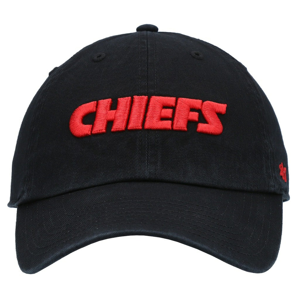 Kansas City Chiefs 47 brand '47 Clean Up Script Adjustable Hat