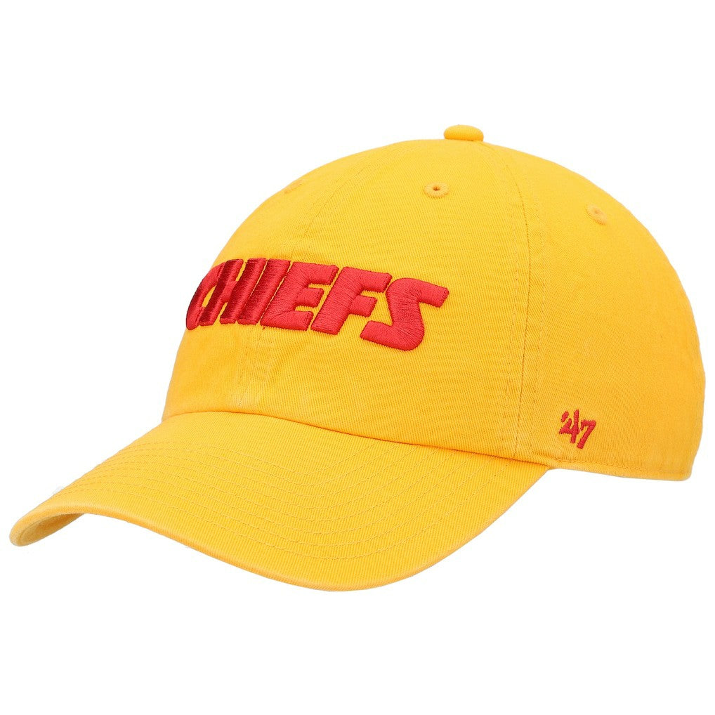 Kansas City Chiefs 47 brand '47 Clean Up Script Adjustable Hat