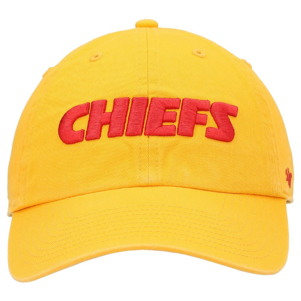 Kansas City Chiefs 47 brand '47 Clean Up Script Adjustable Hat