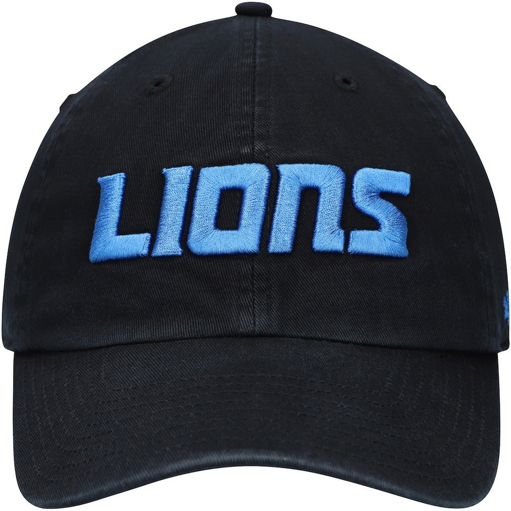 Detroit Lions 47 brand '47 Clean Up Script Adjustable Hat