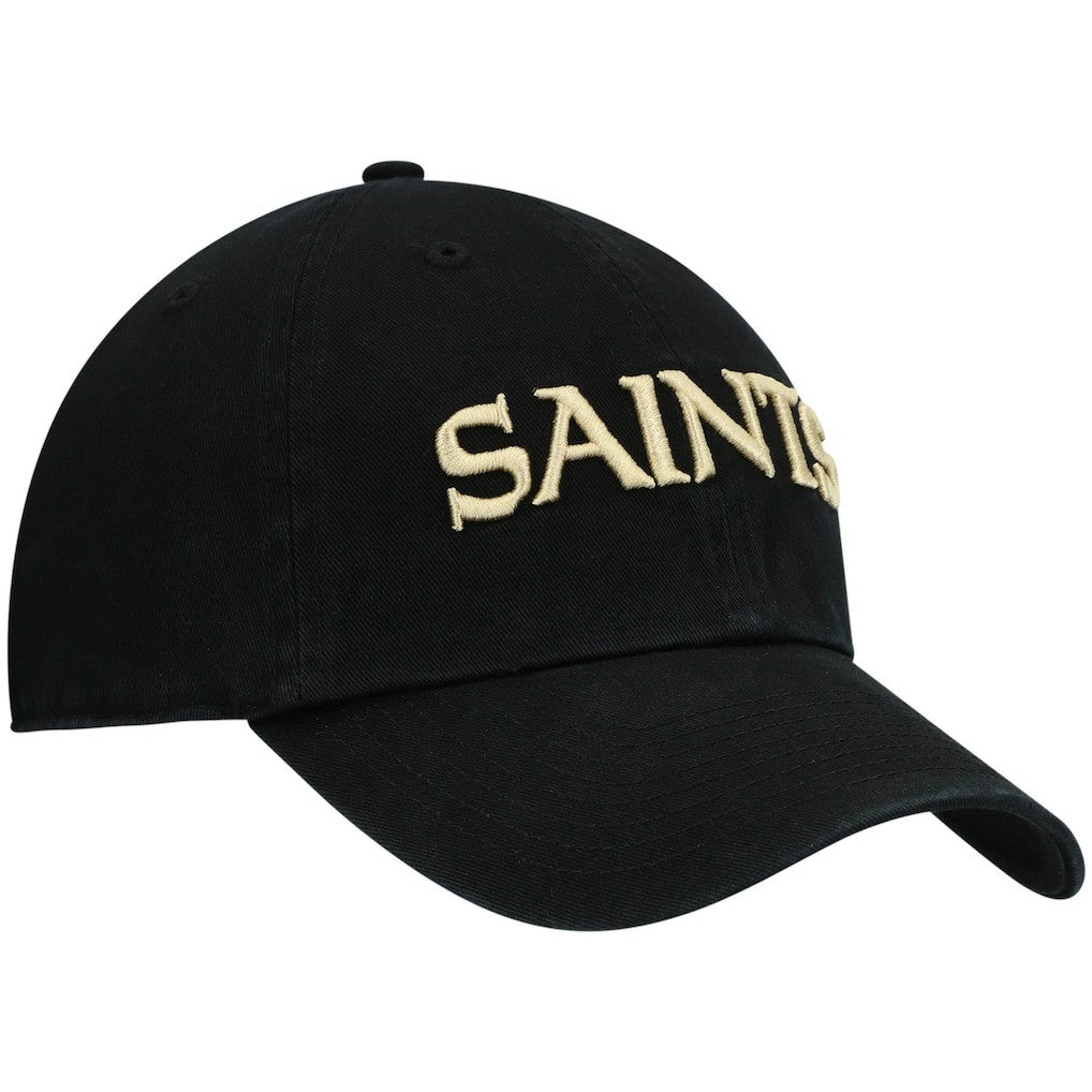 New Orleans Saints 47 brand '47 Clean Up Script Adjustable Hat