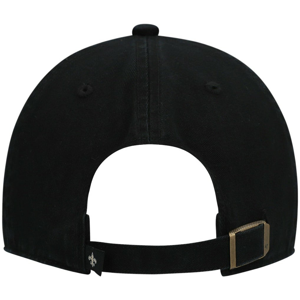 New Orleans Saints 47 brand '47 Clean Up Script Adjustable Hat